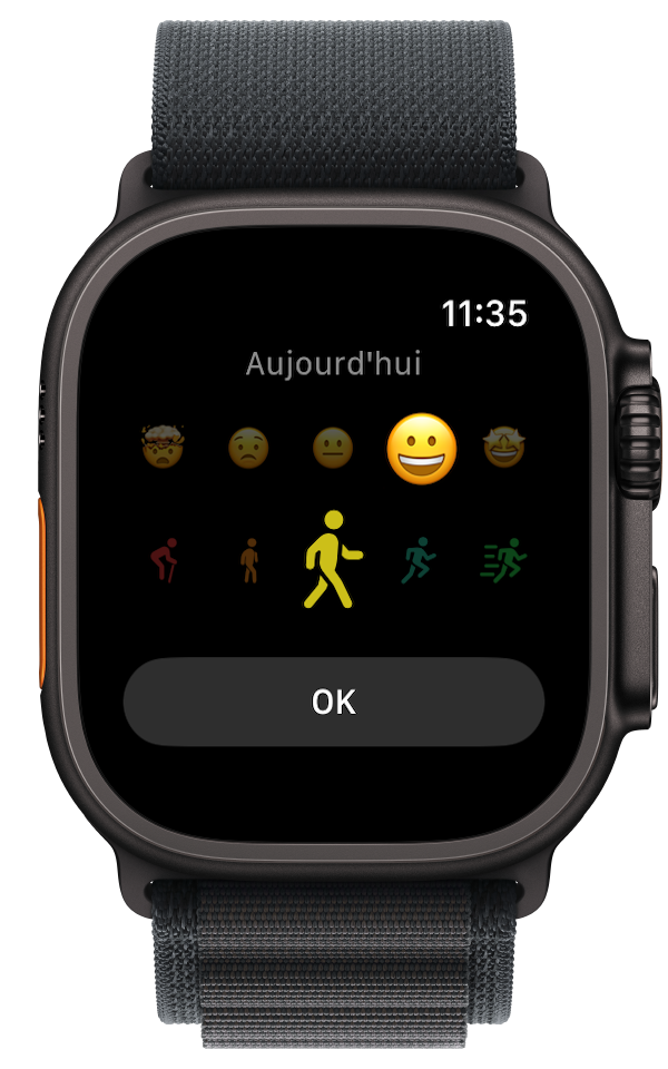 Feeling sur Apple Watch